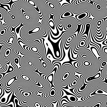 Optical illusion lines background. EPS 10 Vector illustrationのイラスト素材