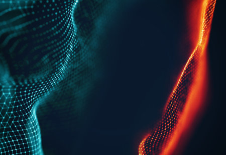 Block chain technology background. Cryptocurrency fin tech block chain network and programming...