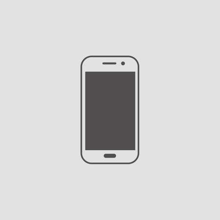 Mobie phone vector icon. Graphic design illustration.のイラスト素材