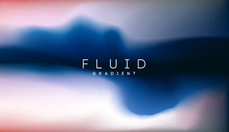 Digital gradient background. Shape holographic gradient. Liquid 3d substance. Light color gradient abstract background. Vector illustration.のイラスト素材