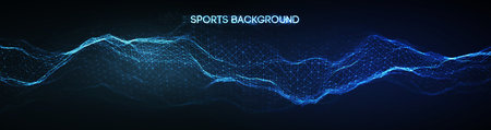 Sport background vector illustration. Mixed media run, soccer website background. Multi sport team concept. Soccer website background.のイラスト素材