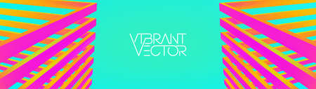 Geometric colorful background futuristic digital purple concept. Abstract gradient digital vector.のイラスト素材