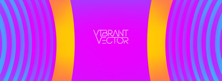 Geometric colorful background futuristic digital purple concept. Abstract gradient digital vector.のイラスト素材