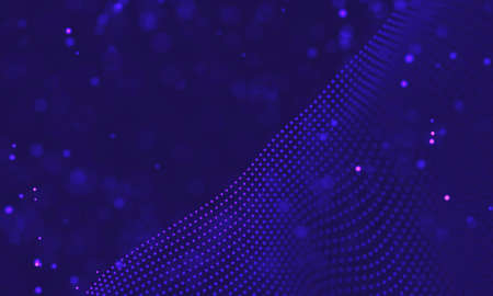 Ultra violet galaxy background. Space background illustration universe with Nebula. 2018 Purple technology background. Artificial intelligence conceptの写真素材