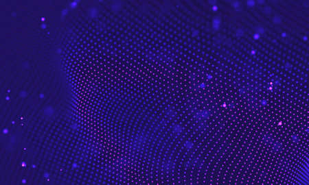 Ultra violet galaxy background. Space background illustration universe with Nebula. 2018 Purple technology background. Artificial intelligence conceptの写真素材