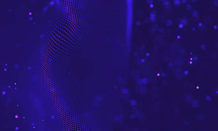 Ultra violet galaxy background. Space background illustration universe with Nebula. 2018 Purple technology background. Artificial intelligence conceptの写真素材