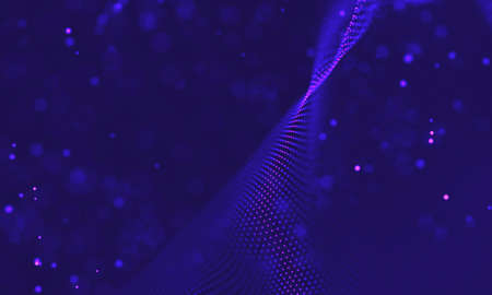 Ultra violet galaxy background. Space background illustration universe with Nebula. 2018 Purple technology background. Artificial intelligence conceptの写真素材