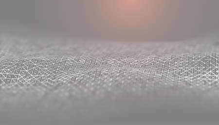 Grey background animation for Business presentation. Ai Future technology background. Big Data Business Concept. Seamless loop 4kの写真素材