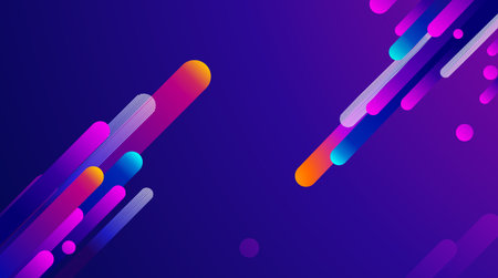 Colorful shapes Wavy backdrop. Fluid gradient background vector. 3d vector.