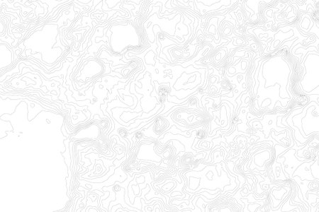 Topographic map contour background. Topo map with elevation. Contour map vector. Geographic World Topography map grid abstract vector illustration .のイラスト素材