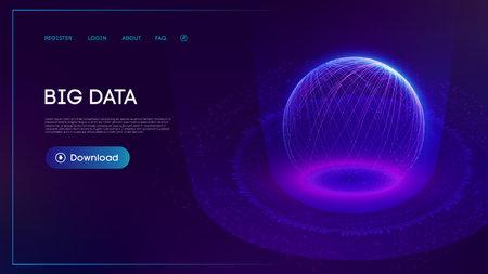 Sphere shield protect in abstract style. Virus protection bubble. Sphere lines technology background. Magic orb vector illustration.のイラスト素材