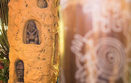 The design of the restaurant in African styleの写真素材