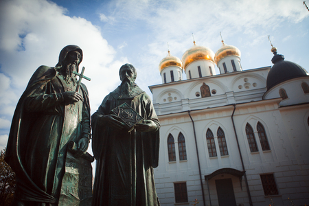Architecture of Dmitrov city, Moscow region, Russiaの写真素材