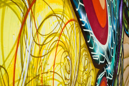 Graffiti on a wall.の写真素材