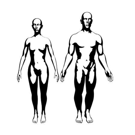 Man with woman together のイラスト素材