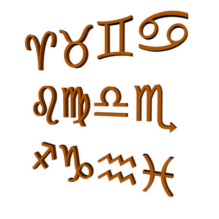 Zodiac Sign の写真素材