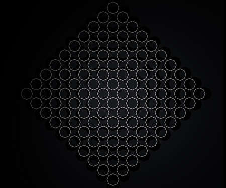 Graphic design on black background