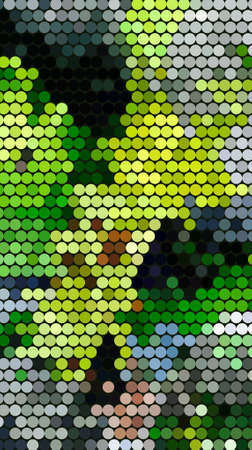 Abstract Colorful Geometrical Artwork,Abstract Graphical Art Background Texture,Modern Conceptual Art,Synthwave Aesthetic Poster Print,3D Renderingの写真素材