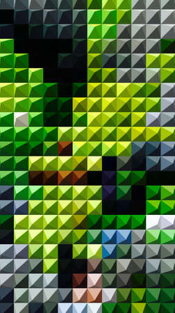 Abstract Colorful Geometrical Artwork,Abstract Graphical Art Background Texture,Modern Conceptual Art,Synthwave Aesthetic Poster Print,3D Renderingの写真素材