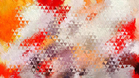 Abstract Colorful Geometrical Artwork,Abstract Graphical Art Background Texture,Modern Conceptual Art,Synthwave Aesthetic Poster Print,3D Renderingの写真素材