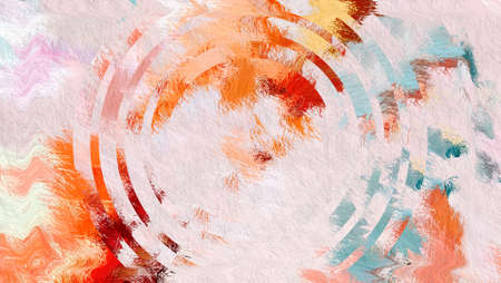 Abstract Colorful Geometrical Artwork,Abstract Graphical Art Background Texture,Modern Conceptual Art,Synthwave Aesthetic Poster Print,3D Renderingの写真素材