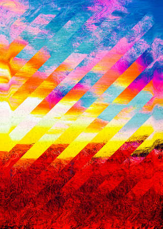 Abstract Colorful Geometrical Artwork, Abstract Graphical Art Background Texture, Modern Conceptual...