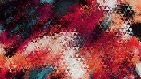Abstract Colorful Geometrical Artwork, Abstract Graphical Art Background Texture, Modern Conceptual...