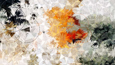 Abstract Colorful Geometrical Artwork, Abstract Graphical Art Background Texture, Modern Conceptual...
