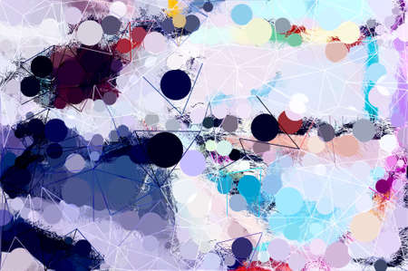Abstract Colorful Geometrical Artwork, Abstract Graphical Art Background Texture, Modern Conceptual...