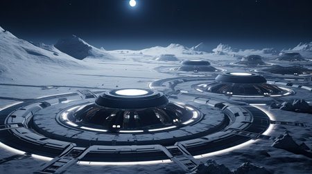 Beauty of the Moon, where every landscape tells a story. From towering lunar peaks to serene lunar...