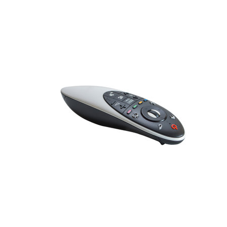 remote control from the TV on a white background. isolated on white.の写真素材