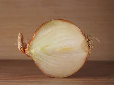 half an onionの写真素材