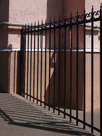 lattice fenceの写真素材