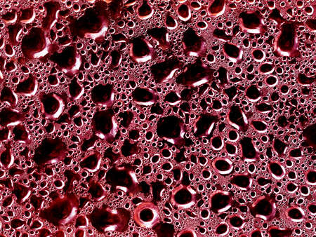 condensation and water droplets inside a plastic glass boxの写真素材