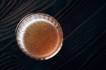 Beer, alcohol, bar, glass, table, foam, drunk.の写真素材