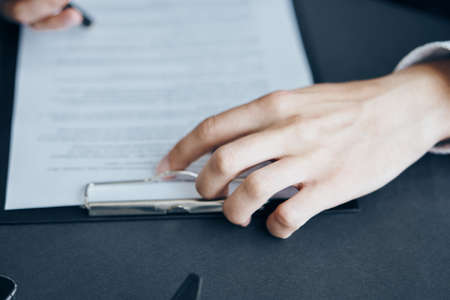 business,  human,  hand,  table,  technology,  office,  working,  computer.の写真素材