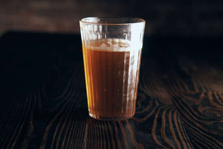 A glass of beer, alcohol, a cafe, a bar.の写真素材