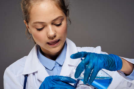 Woman scientist.の写真素材