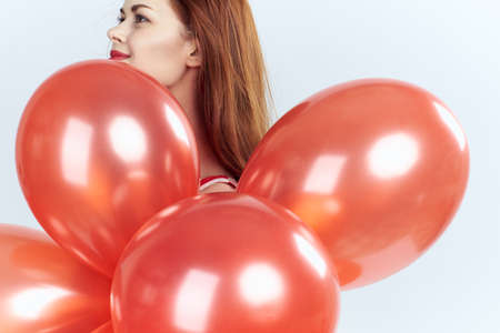 Portrait, holiday, woman.