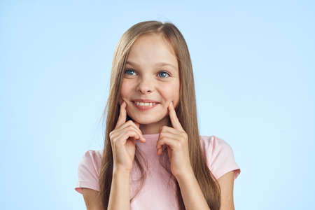 child, girl, smile, portrait.