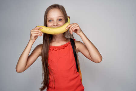 banana, child.の写真素材