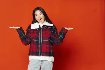 Beautiful woman of Asian appearanceの写真素材