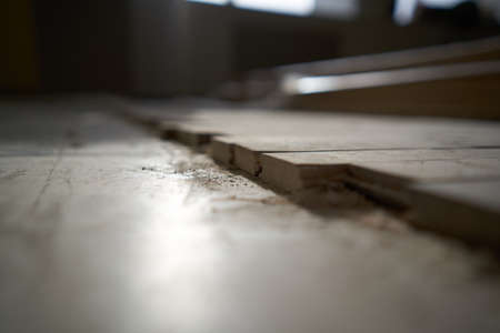 wood beams tool repair construction carpentry installationの写真素材