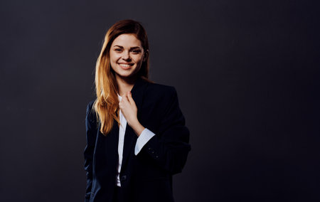 Business woman in professional suit work elegant styleの写真素材