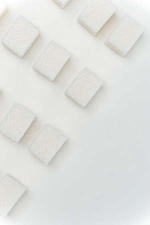 sugar cubes glucose ingredient calories energy light background