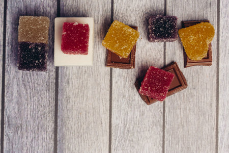 colorful marmalade sweets candy joy dessert delight