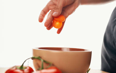 Red bell pepper healthy food cooking kitchen