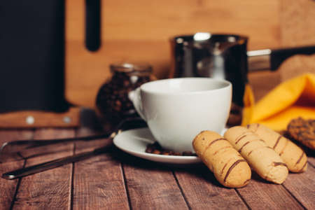 cookies sweets kitchen breakfast tea drinking dessertsの写真素材