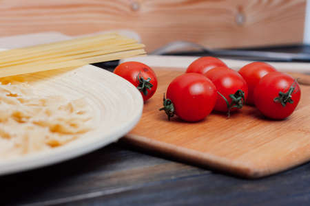 cherry tomatoes italian pasta cuisine cooking gourmet