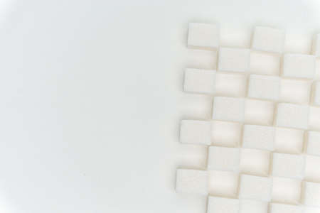 refined sugar staggered glucose ingredient calories light backgroundの写真素材